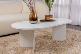 Nordure Mesa de Centro Blanca